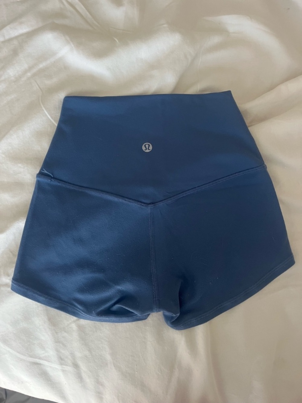 lululemon athletica High-Waist Navy Workout Shorts